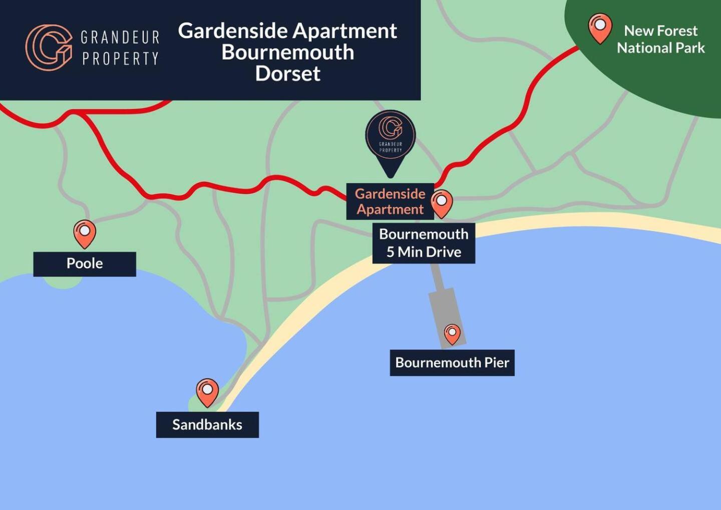 The Gardenside Apartment By Grandeur Property Μπόρνμουθ Εξωτερικό φωτογραφία